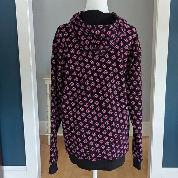 Shane Dawson x Jeffree Star All Over Pig Unisex Hoodie Size Med. Black Pink - Picture 6 of 12